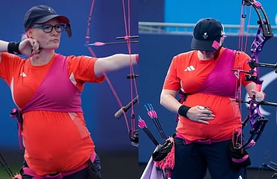 பாராலிம்பிக்கில் பதக்கம் வென்ற 7 மாத கர்ப்பிணி! வரலாற்றுச் சாதனை!